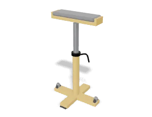 Padded wing stand