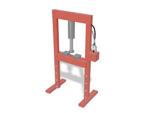 Hydraulic shop press, 20 t