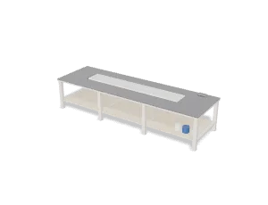 Fabric covering table