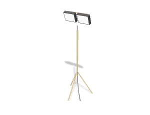 Twin-head LED work light