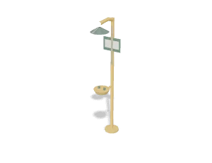 Emergency shower + eyewash