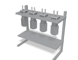 Cylinder rack (engine overhaul)