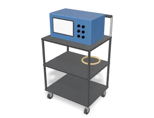 Engine analyzer cart