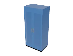 Clear-view storage cabinet