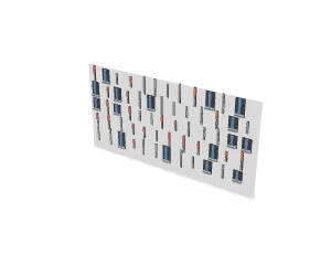 Open shadow board wall