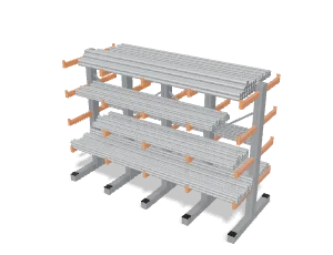 Cantilever rack, bar & tube