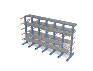 Cantilever rack, extrusions