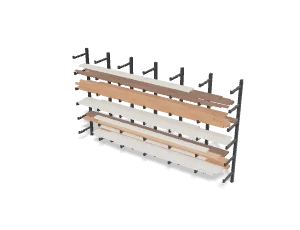 Lumber rack, 12 ft