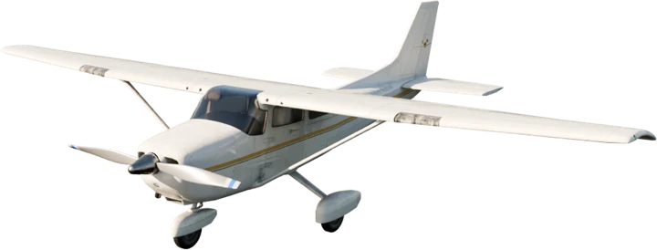 Four-seat high-wing trainer in Inflight Solutions livery