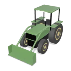 Tractor with loader