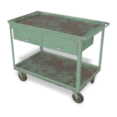 Steel tool cart